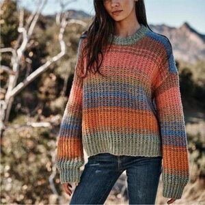 Velvet by Graham & Spencer Colorful Knit Sweater